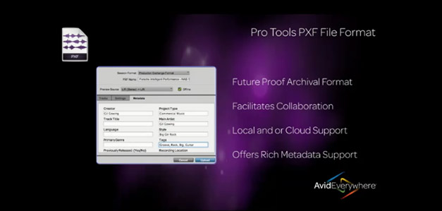 Pro Tools new PXF file format for collaboration.