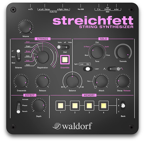 Waldorf Streichfett desktop synthesizer